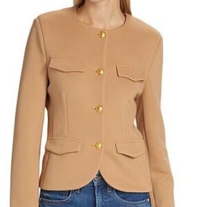 Veronica Beard Kensington Knot Blazer Jacket with Gold Buttons EUC Medium